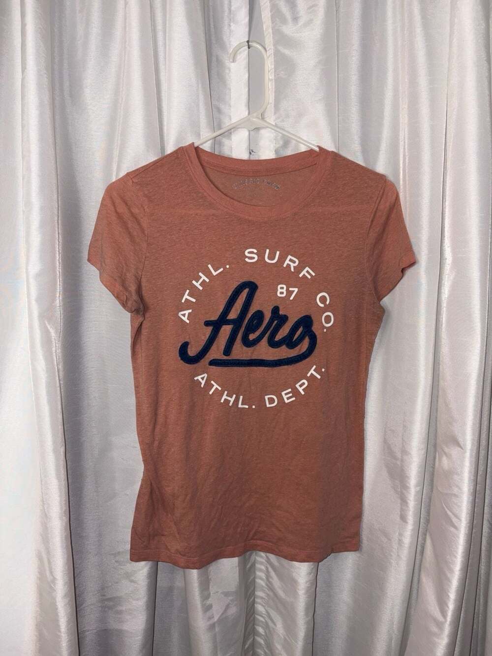 Aeropostale Classic Crew Athl Surf Co Graphic T-Shirt Size L